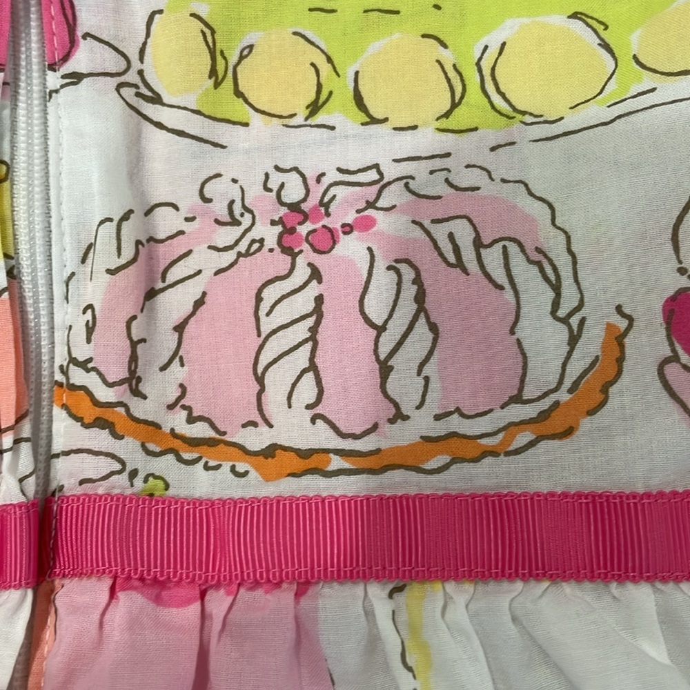 Lilly Pulitzer “Let Them Eat Cake” dress, size 3T - Picture 11 of 13